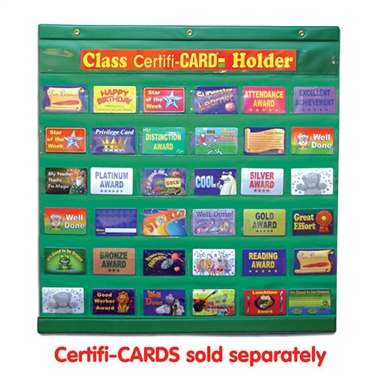 Green CertifiCARD & Class Pass Holder (fits 36 Cards/Passes)