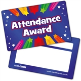 Attendance Award CertifiCARDS (10 Wallet Sized Cards)