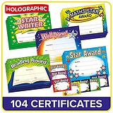 Holographic Certificates Value Pack (104 Mixed Certificates - A5)