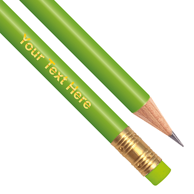 Personalised Lime Green Pencil