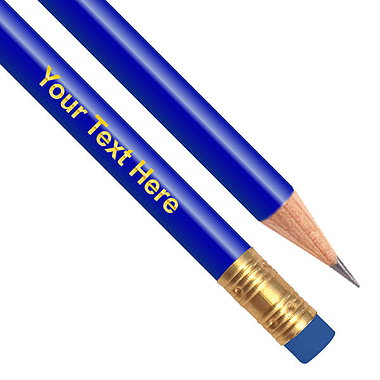 Personalised Royal Blue Pencil