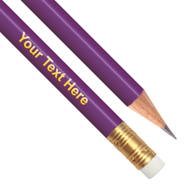 Personalised Purple Pencil