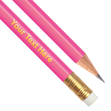 Personalised Pink Pencil