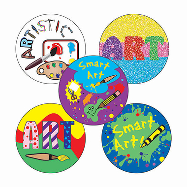 Art Stickers (30 Stickers - 25mm)