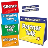 Noise Level Monitor Board - Worksheet Holder & Noise Level A4 Cards