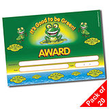 Good to be Green Certificates (20 Certificates - A5)