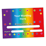 Personalised Colour Spectrum Certificates - A5