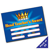 Head Teacher's Award Certificates (20 Certificates - A5)