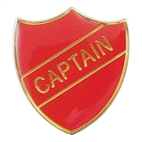 Captain Enamel Badge - Red (30mm x 26.4mm) DUE BACK JANUARY