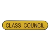 Class Council Enamel Badge - Yellow (45mm x 9mm) 