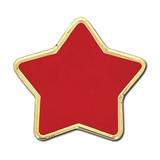 Enamel Star Badge - Red