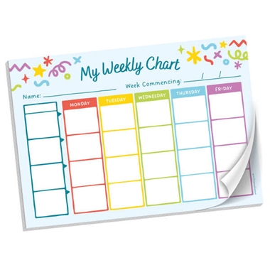 My Weekly Chart Pad - A4
