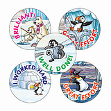 Polar Characters Stickers (70 Stickers - 25mm)