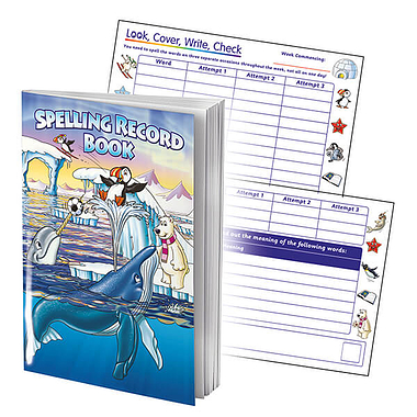 Spelling Record Books - Polar (A5 - 56 Pages)