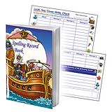 Spelling Record Books - Pirates (A5 - 56 Pages)