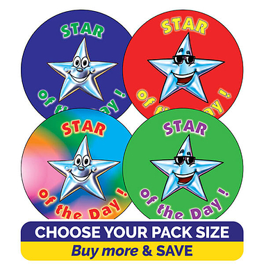 Star of the Day Stickers (32mm)