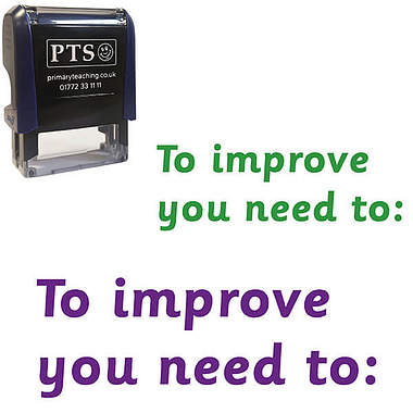 To improve you need to:  Stamper (38mm x 15mm)