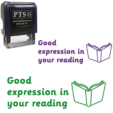 Good Expression in Your Reading Stamper - 38 x 15mm