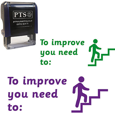 To Improve You Need To Steps Stamper - 38 x 15mm