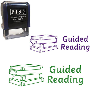 Guided Reading Book Stack Stamper - 38 x 15mm