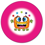 Personalised Monster Stickers (35 per sheet - 37mm)