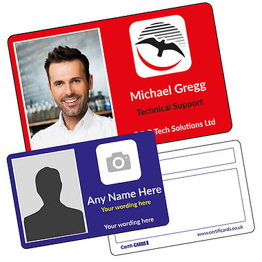 Upload Your Own Image and Logo ID Card - Eco