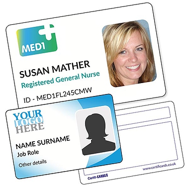 Upload Your Own Photo Gradient ID Card - Eco