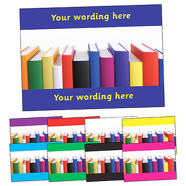 Personalised Books Postcard (A6)