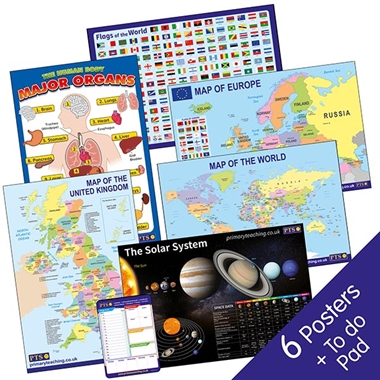 Humanities & Science Home Learning 6 x Poster Pack (A2)