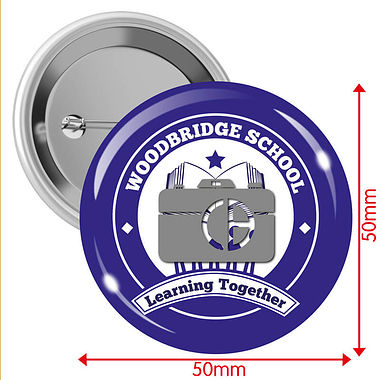 Personalised Upload Your Own Badges (10 per Pack - 50mm)