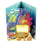 Sticker Reward Cards - Underwater Scene (10 Cards - A5)