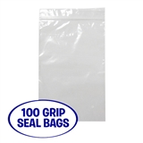 100 Grip Seal Bags - 6 x 9"
