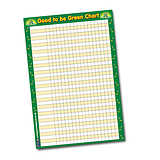 Good to be Green Sticker Collector Chart (A2)