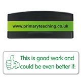 Good Work Could Be Better If Stakz Stamper - Green Ink (44mm x 13mm)