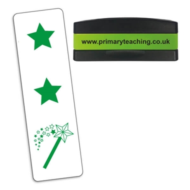 Two Stars and a Wish Stakz Stamper - Green Ink (44mm x 13mm)