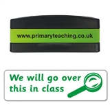 We Will Go Over This In Class Stakz Stamper - Green Ink (44mm x 13mm)