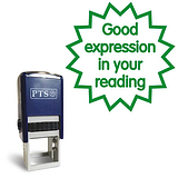 Good Expression in Your Reading Stamper - Green Ink (25mm)