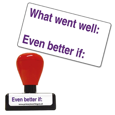 What Went Well Stamper - Purple (42mm x 22mm)