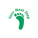 Your Next Step Footprint Stamper - Green Ink (10mm)