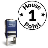 1 House Point Stamper - Black Ink (25mm)