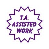 T.A. Assisted Work Stamper - Purple Ink (25mm)