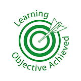 Learning Objective Achieved Stamper - Green Ink (25mm)