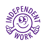 Independent Work Stamper - Purple (25mm)