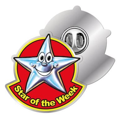 Star Of The Week Enamel Badge