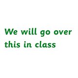 We Will Go Over This In Class Stamper - Green - 38 x 15mm