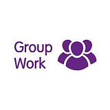 Group Work Stamper - Purple Ink (38mm x 15mm)