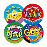 20 Assorted Reading Stickers - 32mm