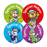 Special Helper Stickers (20 Stickers - 32mm) Brainwaves