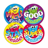 20 Assorted Reading Stickers - 32mm