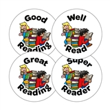 20 Reading Stickers - 32mm